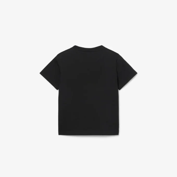 Camiseta de algodón bordada