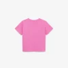 Camiseta de algodón bordada