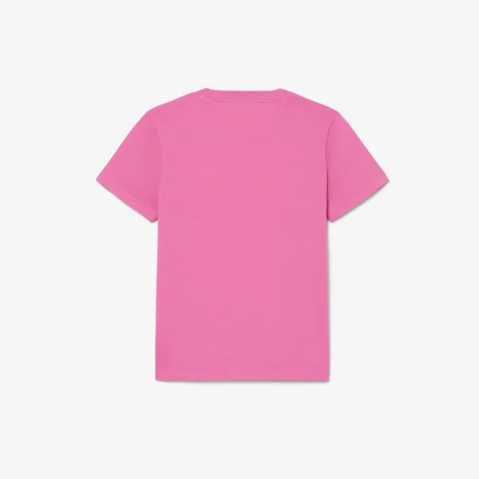 Camiseta de algodón bordada
