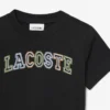 Camiseta de algodón bordada
