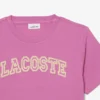 Camiseta de algodón bordada