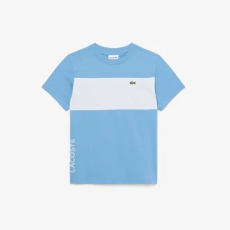 Camiseta de algodón con bloques de color