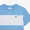 Camiseta de algodón con bloques de color