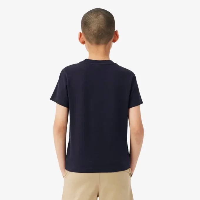 Camiseta de algodón con bloques de color
