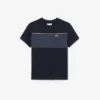 Camiseta de algodón con bloques de color