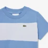 Camiseta de algodón con bloques de color