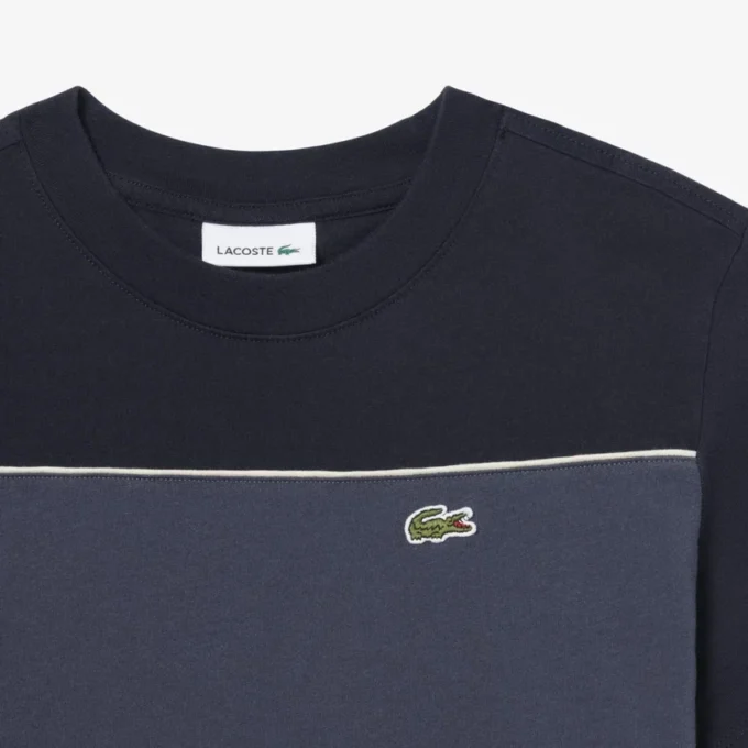 Camiseta de algodón con bloques de color