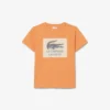 Camiseta de algodón con detalle de insignia