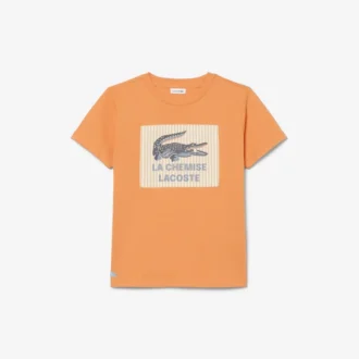Camiseta de algodón con detalle de insignia