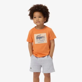 Camiseta de algodón con detalle de insignia