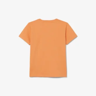 Camiseta de algodón con detalle de insignia
