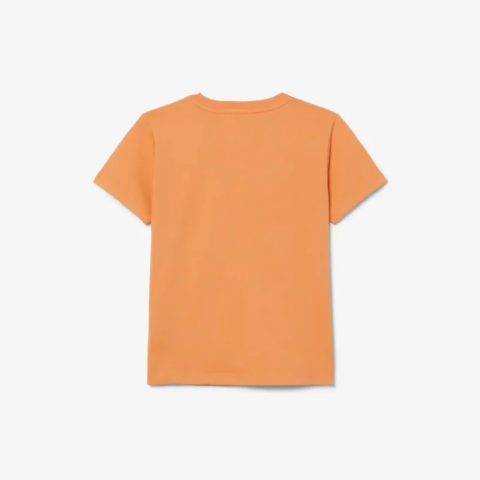 Camiseta de algodón con detalle de insignia