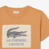 Camiseta de algodón con detalle de insignia