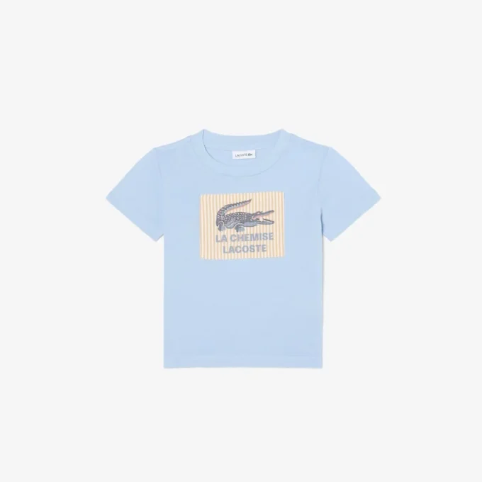 Camiseta de algodón con detalle de insignia