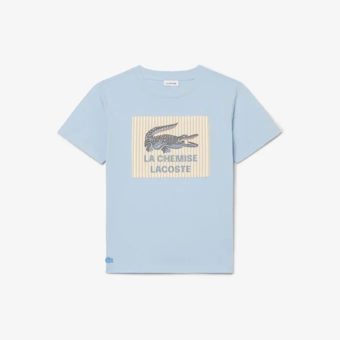 Camiseta de algodón con detalle de insignia