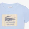 Camiseta de algodón con detalle de insignia