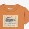 Camiseta de algodón con detalle de insignia