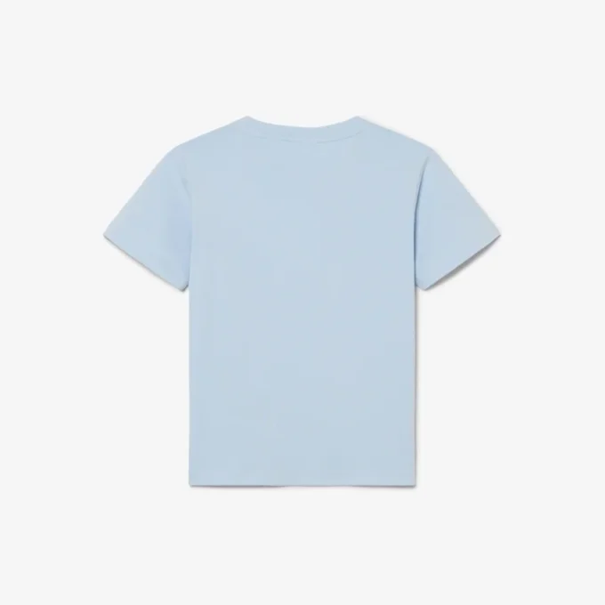 Camiseta de algodón con detalle de insignia