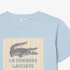 Camiseta de algodón con detalle de insignia