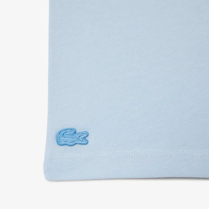 Camiseta de algodón con detalle de insignia