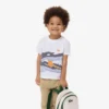 Camiseta de algodón con estampado de cocodrilo