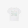 Camiseta de algodón con estampado de cocodrilo