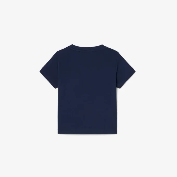 Camiseta de algodón con estampado de cocodrilo