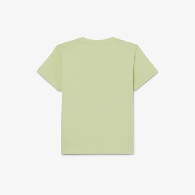 Camiseta de algodón con estampado de cocodrilo