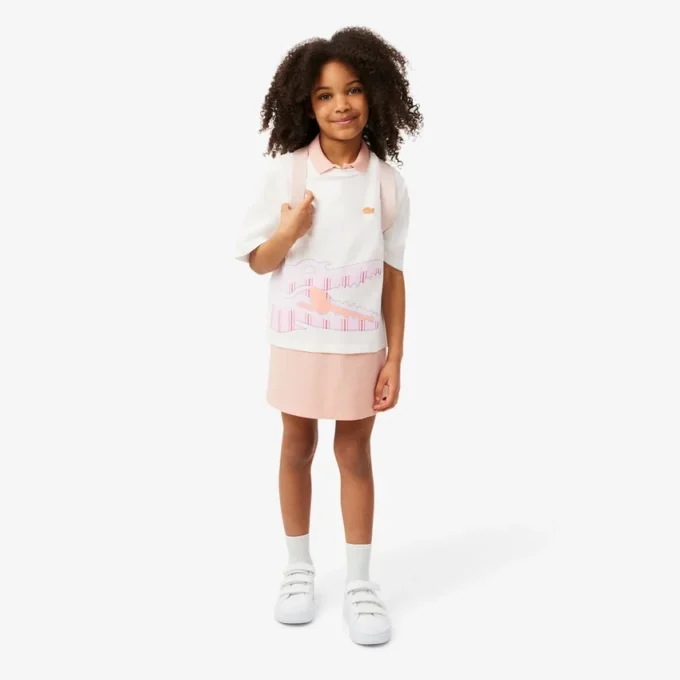 Camiseta de algodón con estampado de cocodrilo