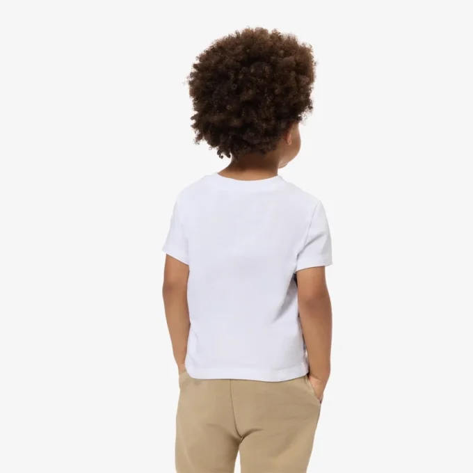Camiseta de algodón con estampado de cocodrilo