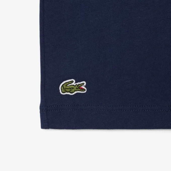 Camiseta de algodón con estampado de cocodrilo