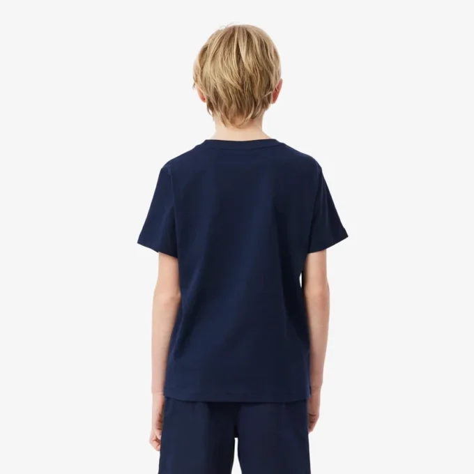 Camiseta de algodón con estampado de cocodrilo