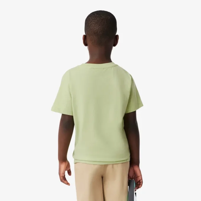 Camiseta de algodón con estampado de cocodrilo