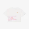 Camiseta de algodón con estampado de cocodrilo