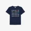 Camiseta de algodón con estampado de cocodrilo