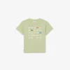 Camiseta de algodón con estampado de cocodrilo