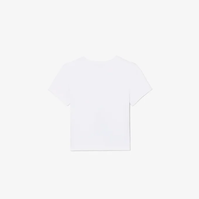 Camiseta de algodón con estampado de cocodrilo