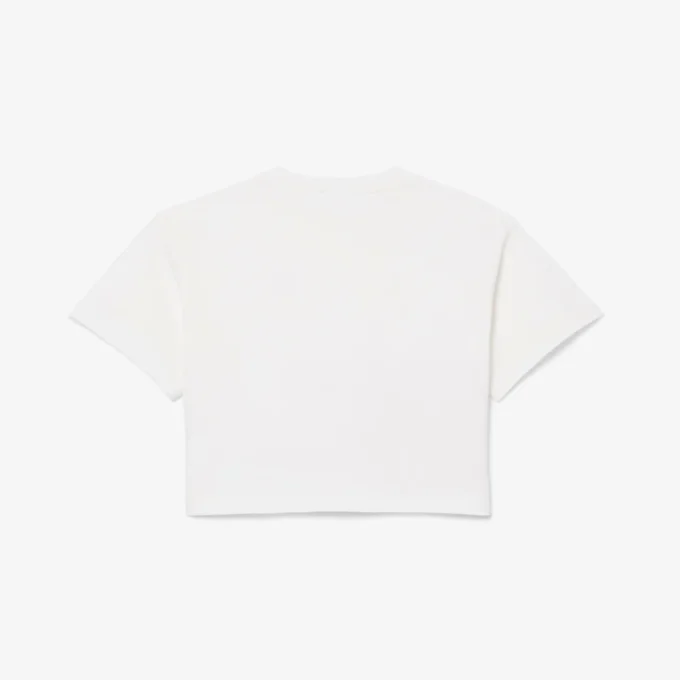 Camiseta de algodón con estampado de cocodrilo
