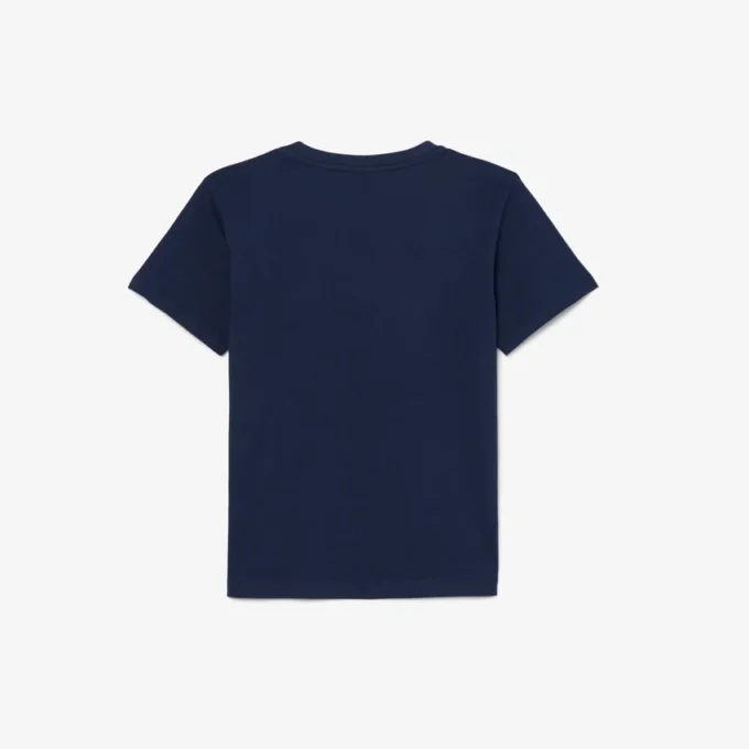 Camiseta de algodón con estampado de cocodrilo