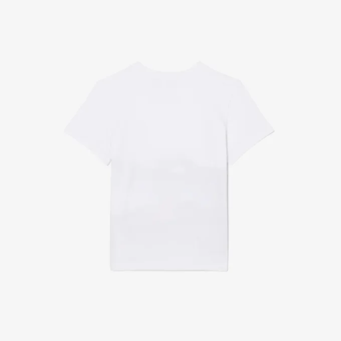 Camiseta de algodón con estampado de cocodrilo