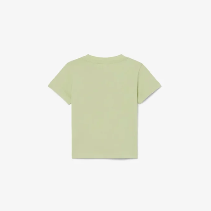 Camiseta de algodón con estampado de cocodrilo