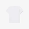 Camiseta de algodón con estampado de cocodrilo