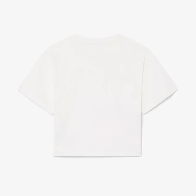 Camiseta de algodón con estampado de cocodrilo