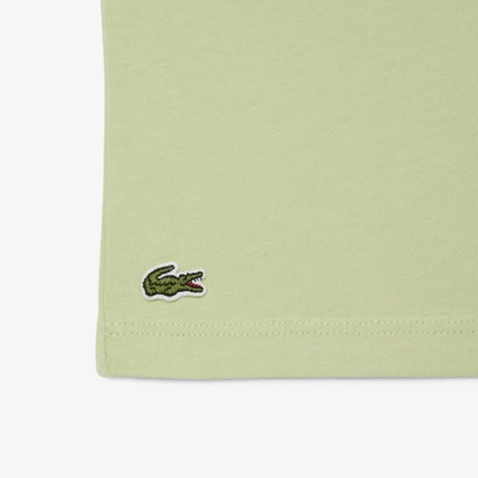 Camiseta de algodón con estampado de cocodrilo
