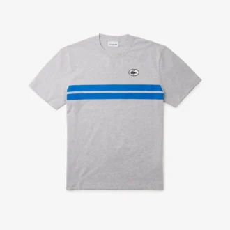 Camiseta de algodón con estampado en la espalda para hombre