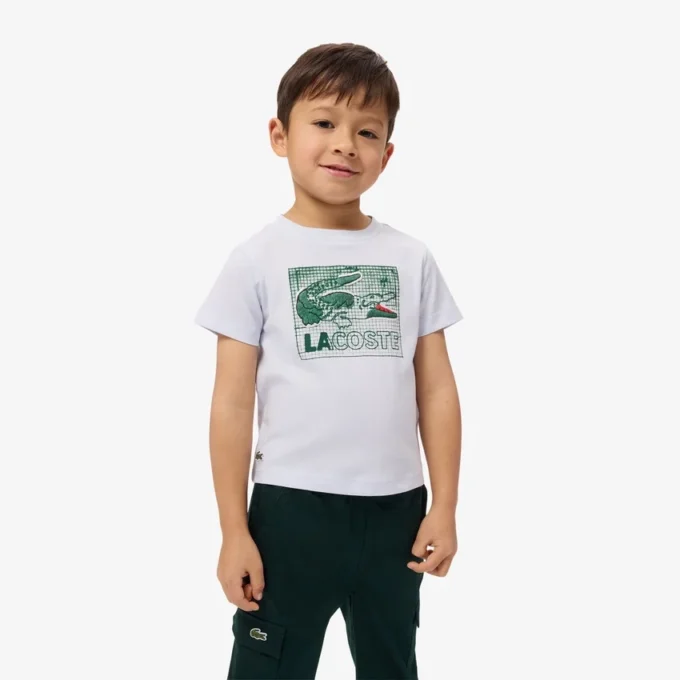 Camiseta de algodón con estampado gráfico
