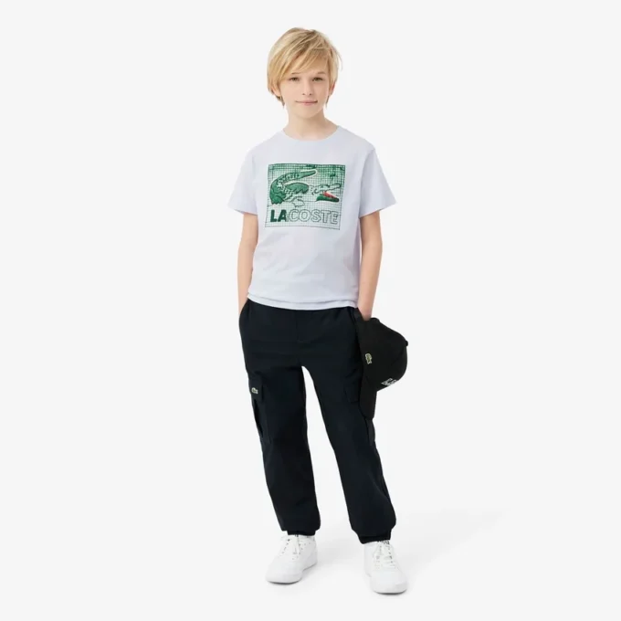 Camiseta de algodón con estampado gráfico