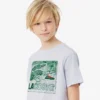 Camiseta de algodón con estampado gráfico