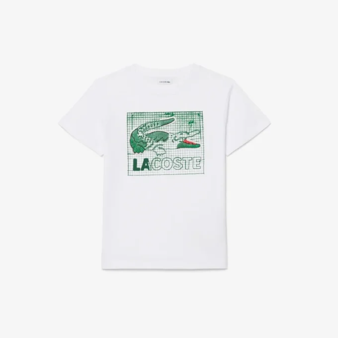 Camiseta de algodón con estampado gráfico