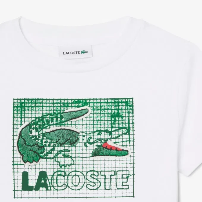 Camiseta de algodón con estampado gráfico
